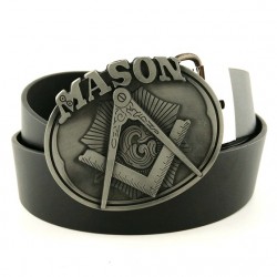 Curea cu simboluri masonice - Mason 