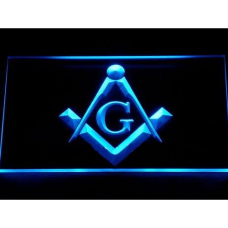 Emblema masonica luminoasa tridimensionala cu LED
