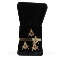 Set Freemason Elite Pin Ac cravata Butoni