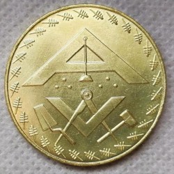 Medalie masonică „LOGE LES DROITS DE L’HOMME”