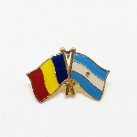 Insigna Drapel Romania - Argentia