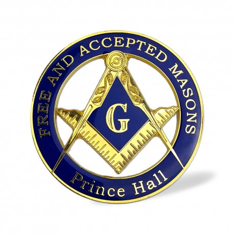 Sticker Auto cu Simboluri Masonice - Prince Hall
