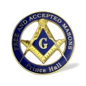 Sticker Auto cu Simboluri Masonice - Prince Hall