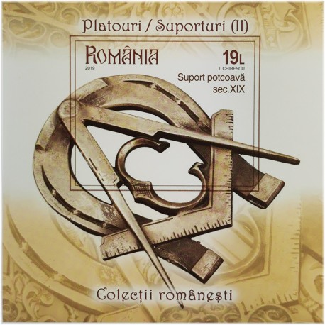 Colectii Romanesti - Colita Nedantelata - Suport Potcoava Sec. XIX
