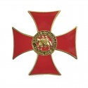 Pin Crucea Patee Rosie - Ordinul Cavalerilor PIN533