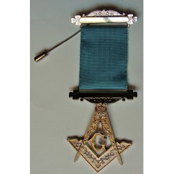Medalie Masestru Mason - Echer si Compas cu litera G