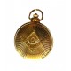 Ceas de Buzunar cu simboluri masonice - Auriu 